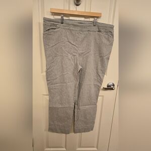 Hilary Radley Light Gray Trousers